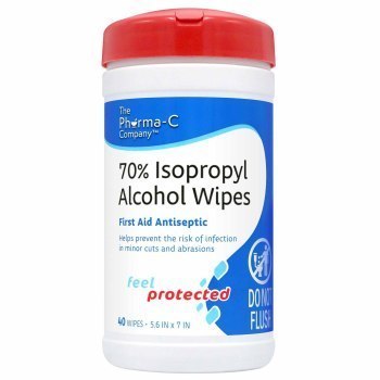 ANTISEPTIC WIPES,PHARMA-C,TOWLETTE,CANISTER,1/PK