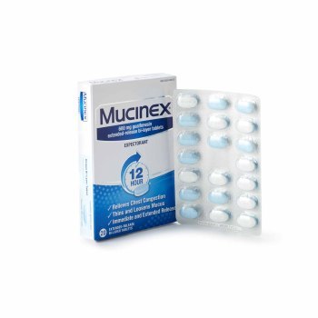 MUCINEX,TAB ER 600MG,20/BX