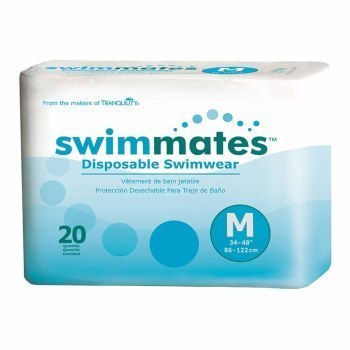 BRIEF,INCONTINENCE,ADULT,DISPOSABLE,SWIMMATES,MED,20/BG