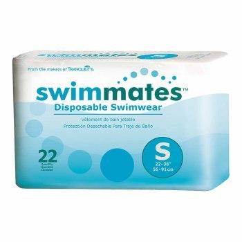 BRIEF,INCONTINENCE,ADULT,DISPOSABLE,SWIMMATES,SMALL,4/CS