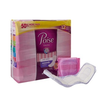 PAD,INCONTINENCE,POISE ULTIMATE LONG,45/PK