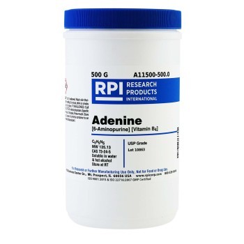 Adenine [6-Aminopurine] [Vitamin B4] USP,500 G