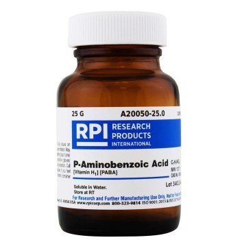 p-Aminobenzoic Acid,25 G