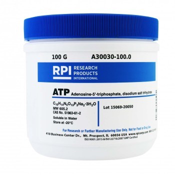 ATP [Adenosine-5'-triphosphate,disodium salt trihydrate],100 G