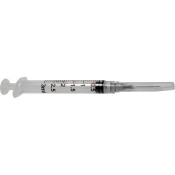 AHS 3mL Luer Lock Syringe with 25g x 5/8in. Needle