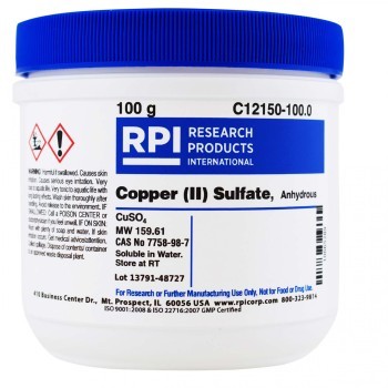 Copper (II) Sulfate Anhydrous,100 G