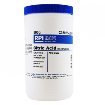 Citric Acid,Monohydrate,ACS Grade,500 G