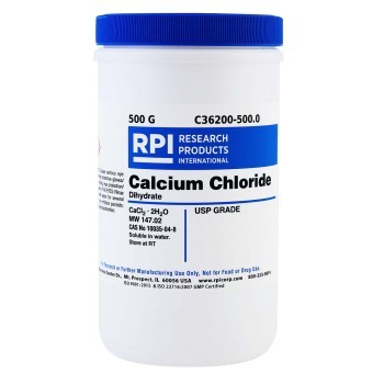 Calcium Chloride,Dihydrate,USP Grade,500 G