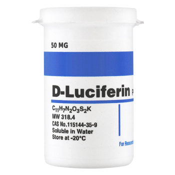 D-LUCIFERIN,POTASSIUM SALT,50MG,EACH