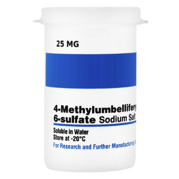 4-METHYLUMBELLIFERYL-B-D-GALACTOPYRANOSIDE-6-SULFATE,SODIUM SALT,25MG,EACH