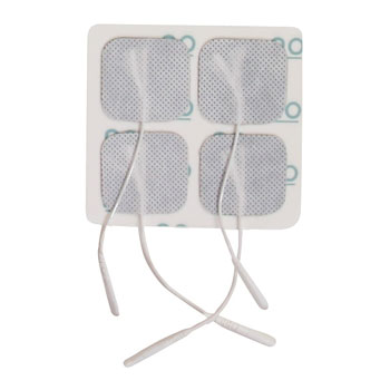 ELECTRODES,SQUARE,TENS UNIT,WHITE,1.75IN