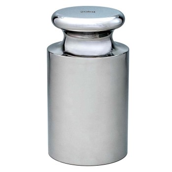 CALIBRATION WEIGHT,20KG,OIML CLASS F2,INCLUDES STATEMENT OF ACCURACY,EACH