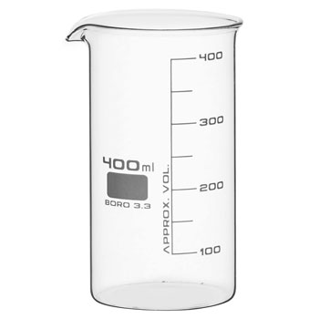 supply 400ml Heat Resistant High Borosilicate Glass Cup with Glass