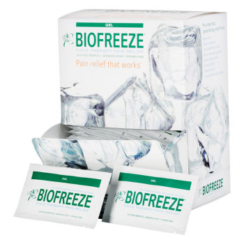 BIOFREEZE,RELIVER,PAIN,GEL PACK 3ML,100 EACH/BOX