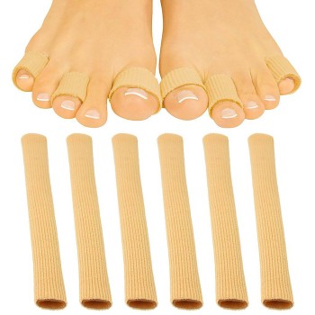 SLEEVES,TOE,CUT TO LENGTH,SMALL,6 TUBES
