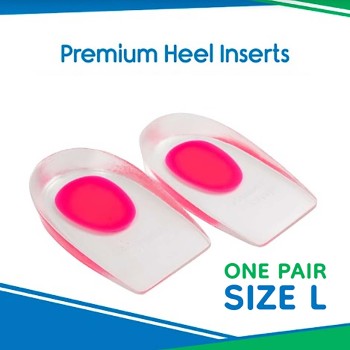 CUPS,HEEL,SILICONE,TARGETED CUSHIONING,WASHABLE,W: 9-13.5,1 PAIR