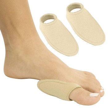 PROTECTOR,BUNION,FABRIC LINED GEL,WASHABLE,4 PC