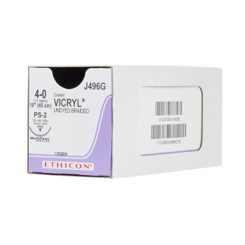SUTURE,VICRYL,4-0,PS-2,UNDYED,12/BX