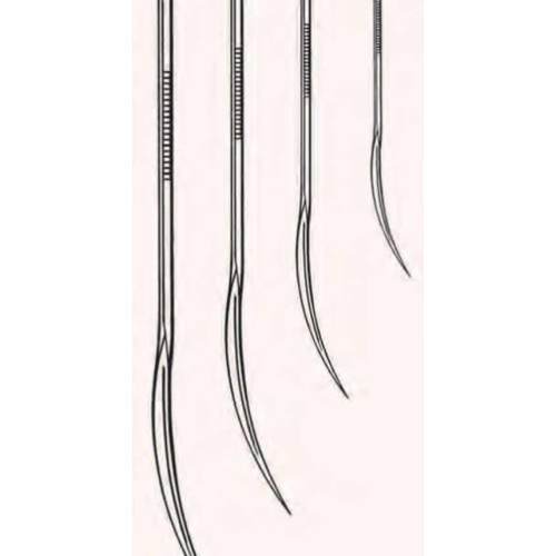 EXTRA HEAVY-DUTY HALF CURVED SUTURE NEEDLE,SIZE 4