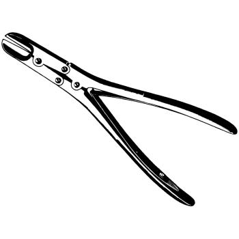 FORCEPS,RUSKIN-LISTON,7.5IN,DOUBLE,ACTION,STRAIGHT,GERMAN,EACH
