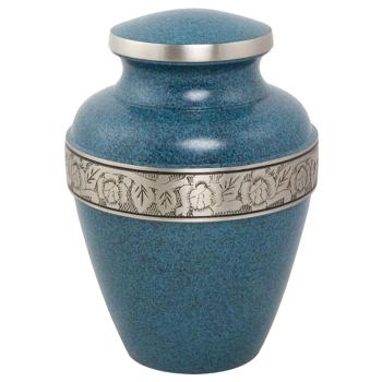 Urn,Avalon evening blue urn-medium