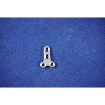 T-Plate, 2mm T 4 hole, 18mm