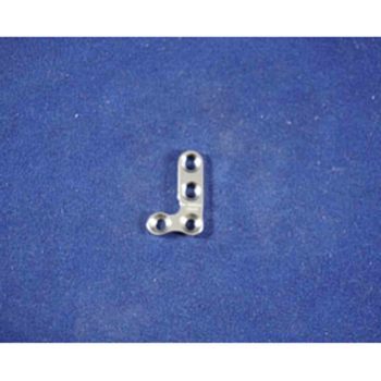 T-Plate, 2mm T 4 hole angle R, 18mm