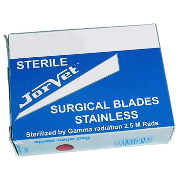 Stainless Steel Scalpel Blades, #20, 100-pk