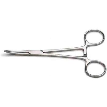 Forcep, kelly, curved, 5 1/2"