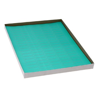 LABELSHEETS,CRYO,33X13MM,FOR1.5-2MLTUBES,20 SHEETS,85 LABELS PER SHEET,GREEN,1700/BX