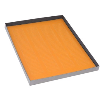LABEL SHEETS,CRYO,38X6MM,FOR MICROPLATES,20 SHEETS,156 LABELS PER SHEET,ORANGE,3120/BX