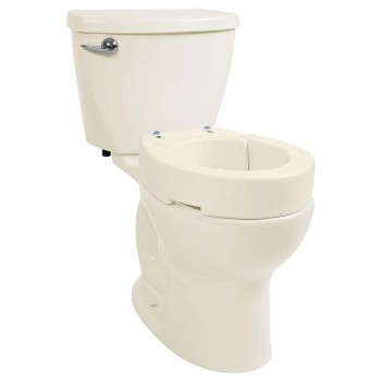RISER,TOILET SEAT,3.5IN,HINGED,USE W/EXISTING SEAT,ELONGATED