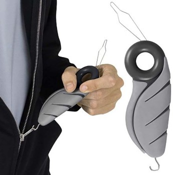 HOOK,BUTTON,THIN WIRE FOR EVERY BUTTON SIZE,SHAPED FOR GREATER CONTROL,ZIPPER PULL