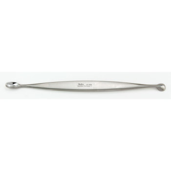 CURETTE,BONE,VOLKMAN,6-1/2IN,DOUBLE-ENDED,CUP,ROUND,OVAL