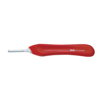 W/SS TIP,PLASTIC,RED,STYLE NO.6,KNIFE HANDLE 5-1/4