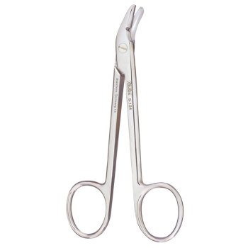 4 3/4 Wire cutting Scissors - sharp curved serr - BOSS Surgical