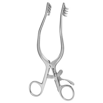 RETRACTOR,CEREBELLAR,ADSON,7.25IN ANGLED ARMS,4X4 SHARP PRONGS