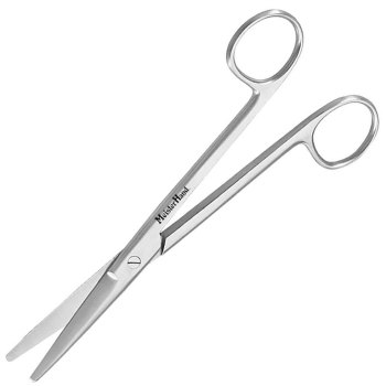 Scissors, Bent Blade, Heavy-Duty, 9-In.