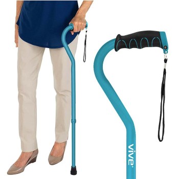 CANE,OFFSET,FOLDING,32IN-37IN,TEAL,EACH