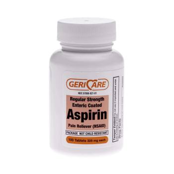 ASPIRIN,TABS-EC,325MG,100BT(ECOTRIN),EA