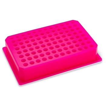 PCR COLD WORK RACK,4°C,96 WELL FOR PCR,PLATES AND STRIPS,PURPLE TO PINK,2/PK
