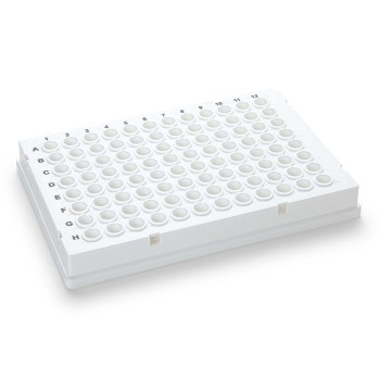 0.2ML 96-WELL PCR PLATE,LOW PROFILE,FULL SKIRT,WHITE,10/BX