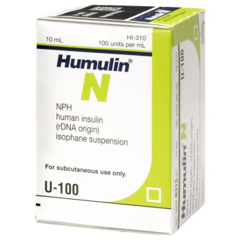 RX HUMULIN-NPH INSULIN U-100,10ML