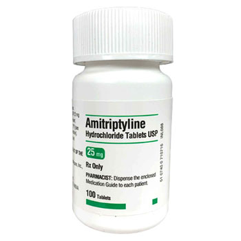 RX Amitriptyline 25mg 100 tablets