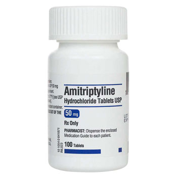 RX Amitriptyline 50mg 100 tablets
