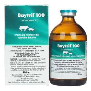 RXV BAYTRIL INJECTION 100MG/ML,100 ML