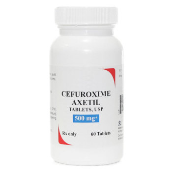 RX CEFUROXIME AXETIL 500MG,60 TABLETS