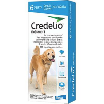 CREDELIO,TABLETS,DOGS PUPPIES,BLUE,6DS X 10