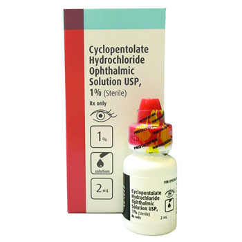 RX CYCLOPENTOLATE 1%  OPH SOLN, 2ML