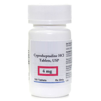 RX CYPROHEPTADINE HCL 4 MG,100